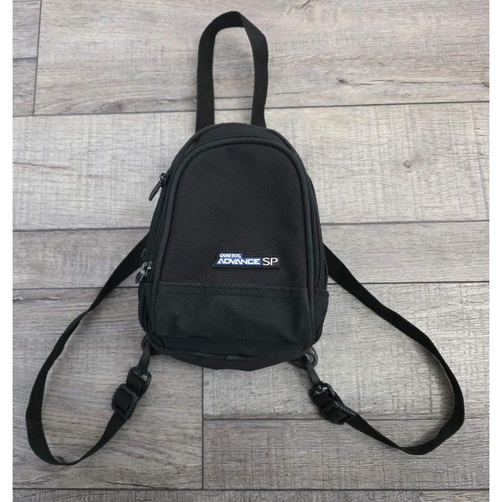 Nintendo Gameboy Advance SP Carrying Case Original Authentic Black zipper